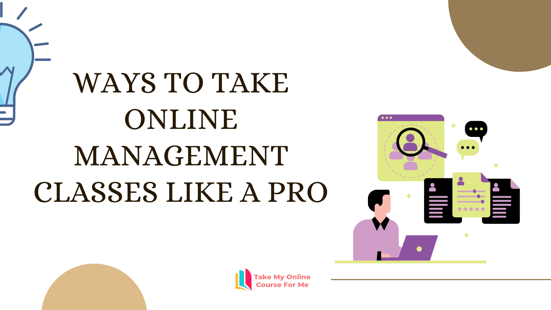 How to Take Online Management Classes Like A Pro